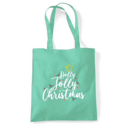 Holly Jolly Christmas Tote Bag - Image 43