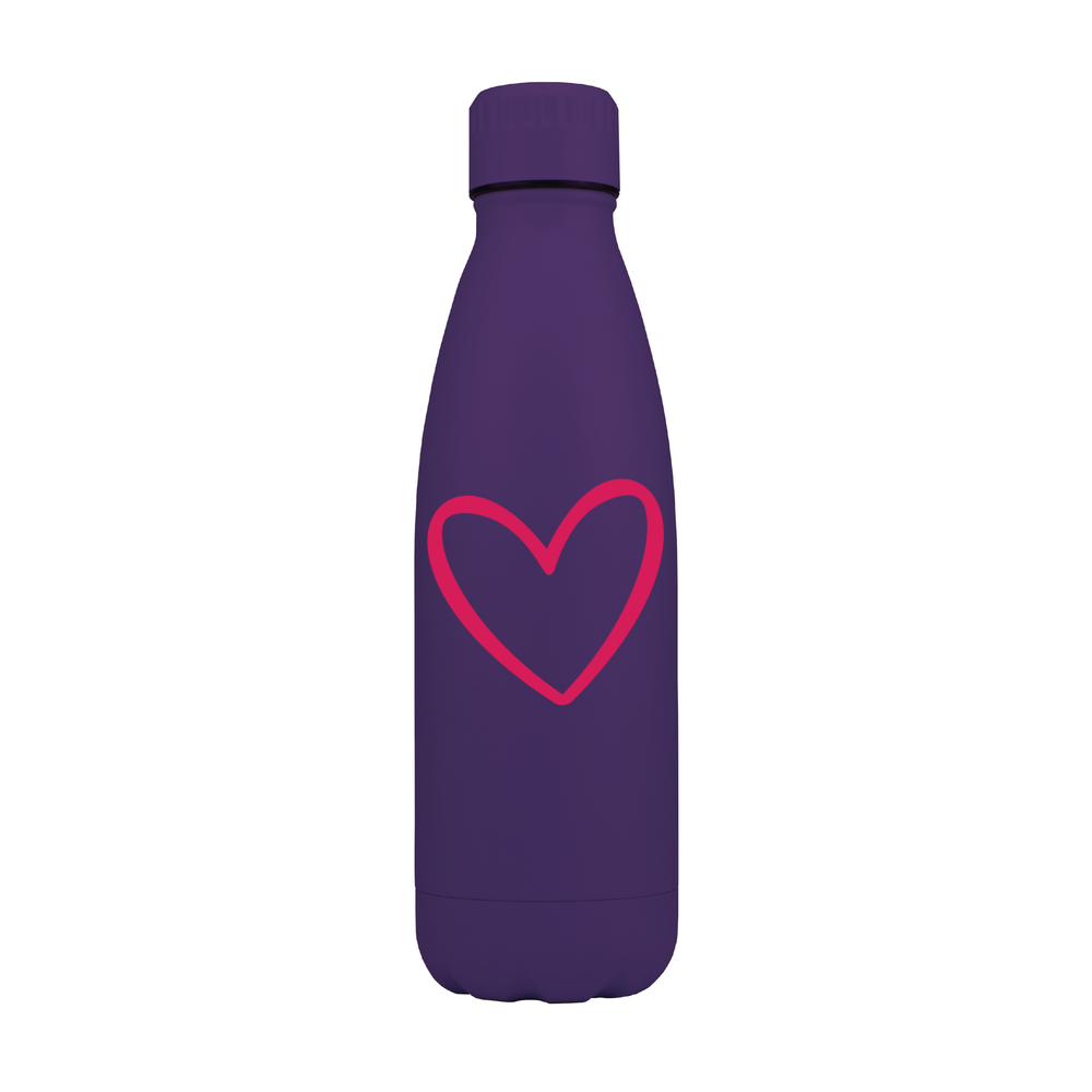 Heart Outline Personalised Metal Bottle - Image 6
