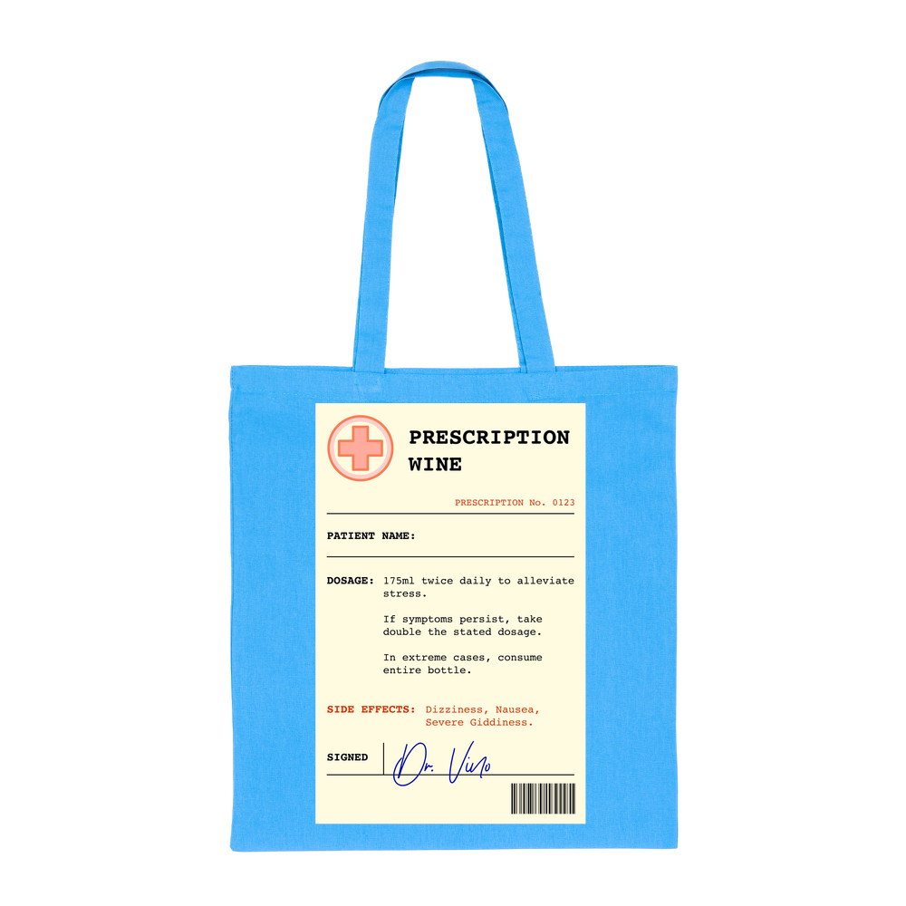 Wine Prescription Personalised Tote Bag - Image 6