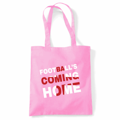 Football's Coming Home Coloured Cotton Tote Bag - Image 16