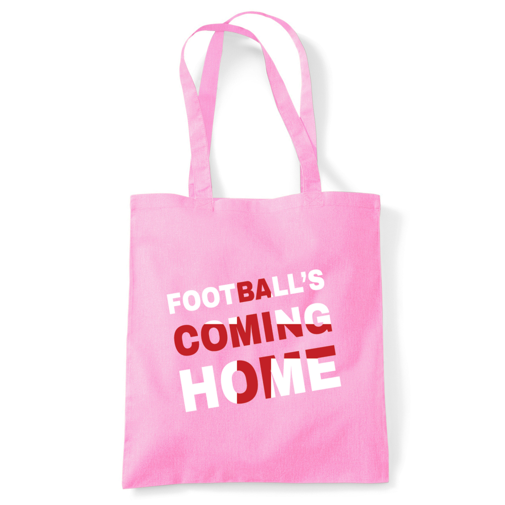 Football's Coming Home Coloured Cotton Tote Bag - Image 16