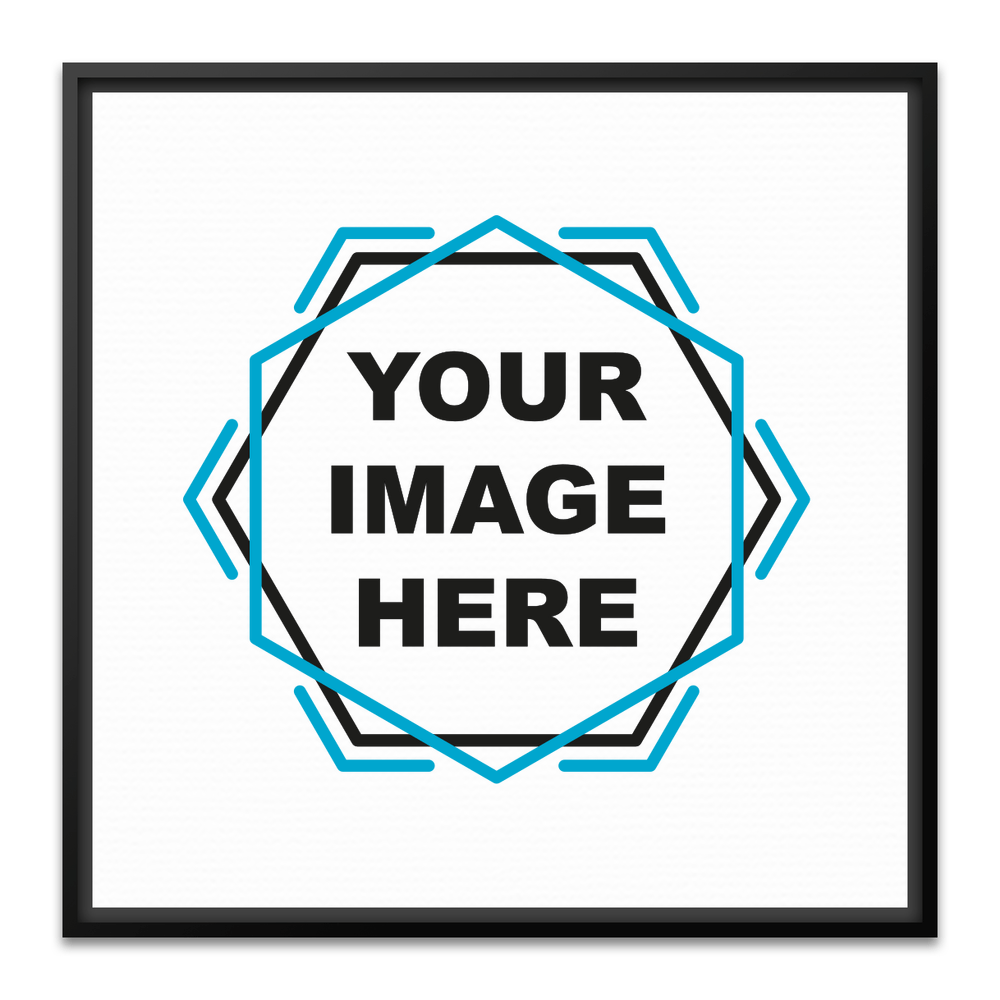 Custom Black Framed Canvas - Square - Image 4