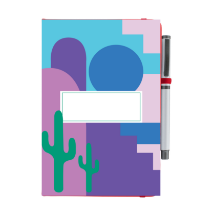 Abstract Desert Personalised Notebook with Pen - Image 8