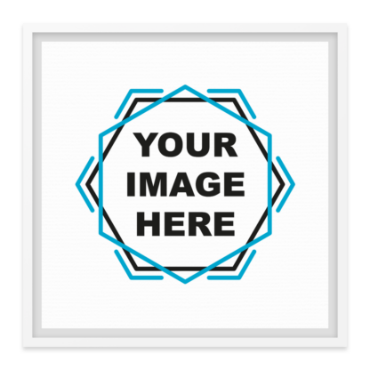 Custom White Framed Canvas - Square - Image 4
