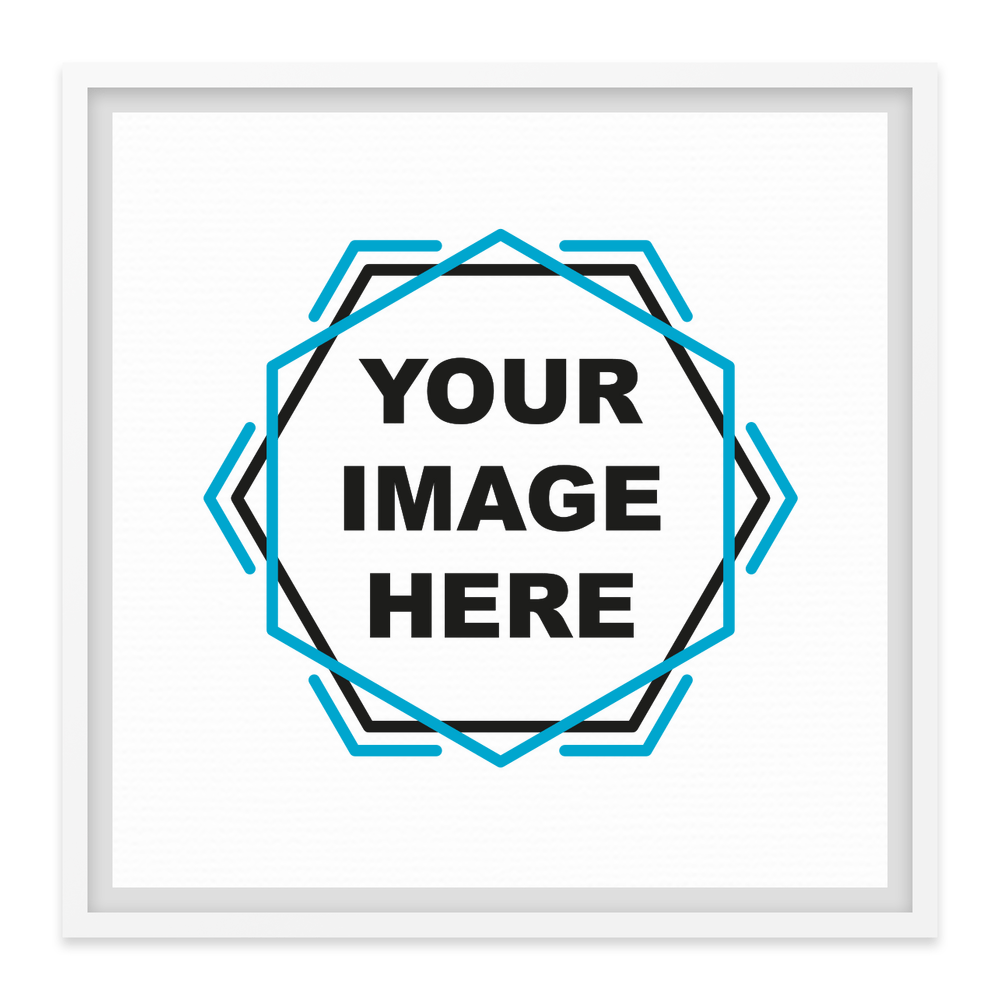 Custom White Framed Canvas - Square - Image 4