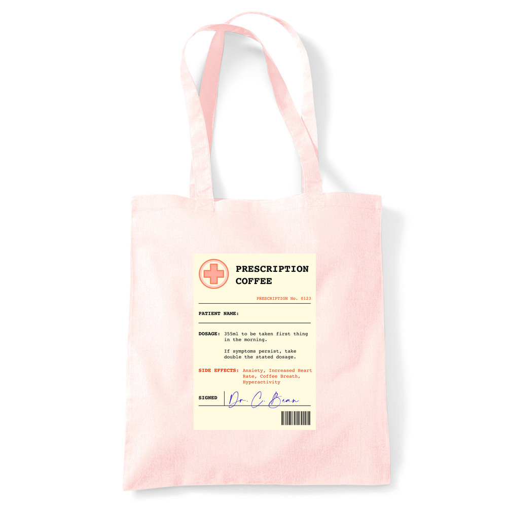 Coffee Prescription Personalised Tote Bag - Image 26