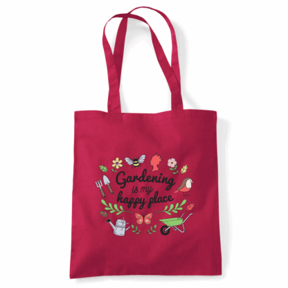 Gardening is my Happy Place Tote Bag - Image 21
