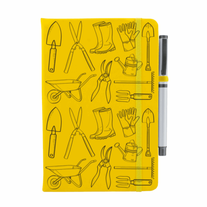 Garden Tools Pattern Notebook with Pen - Image 12