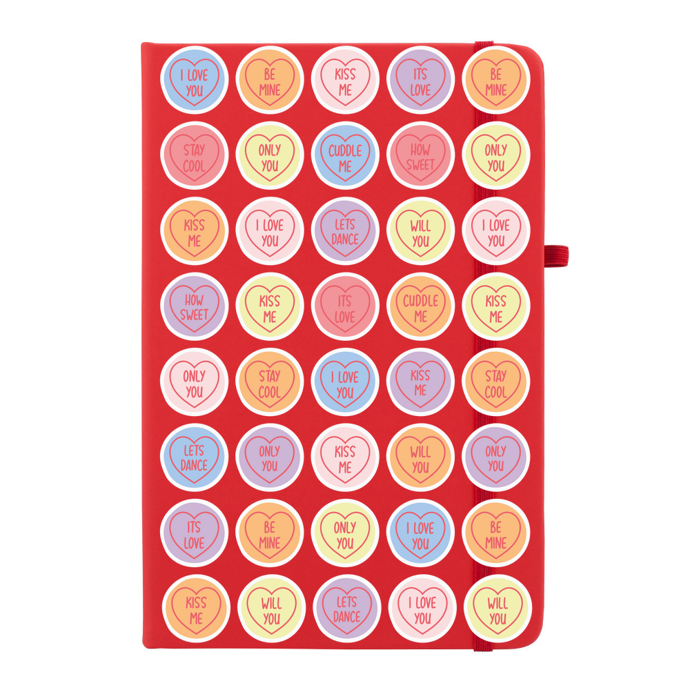 Candy Hearts Soft Feel Notebook - Image 7