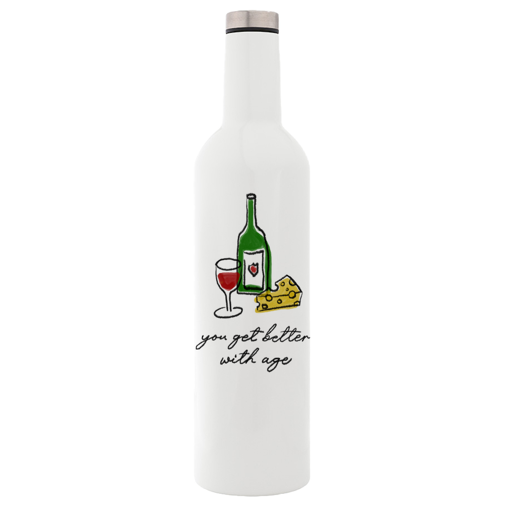 You Get Better with Age Metal Bottle Flask - Image 2