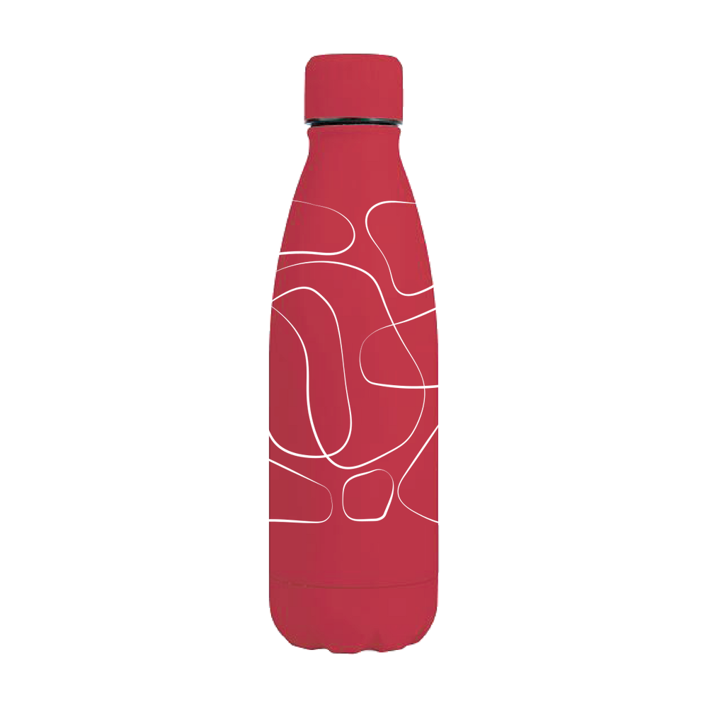 Abstract Lines Personalised Metal Bottle - Image 5