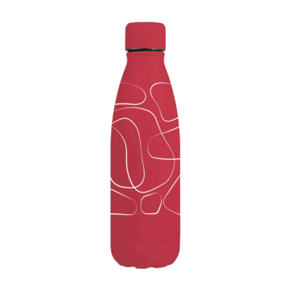 Abstract Lines Personalised Metal Bottle - Image 5