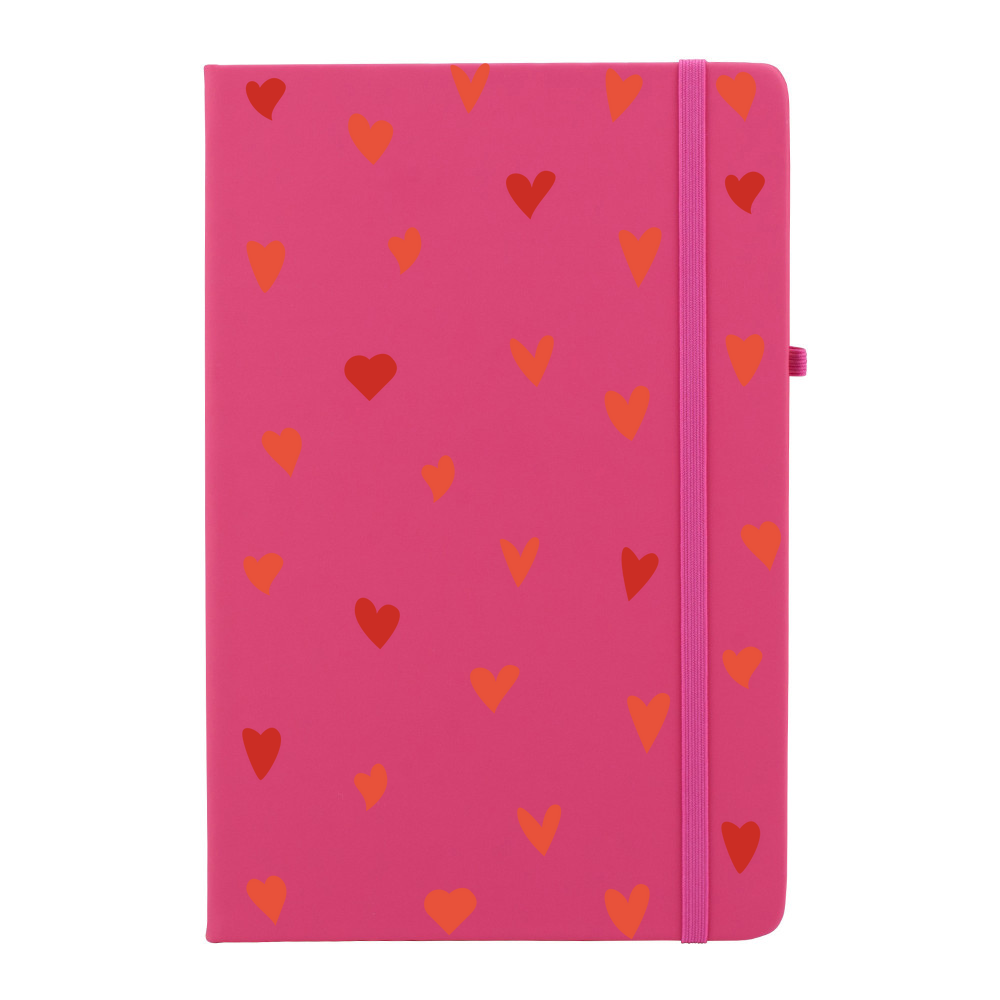 Love Hearts Personalised Feel A5 Notebook - Image 9