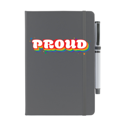 Proud Personalised Notebook with Pen - Image 13