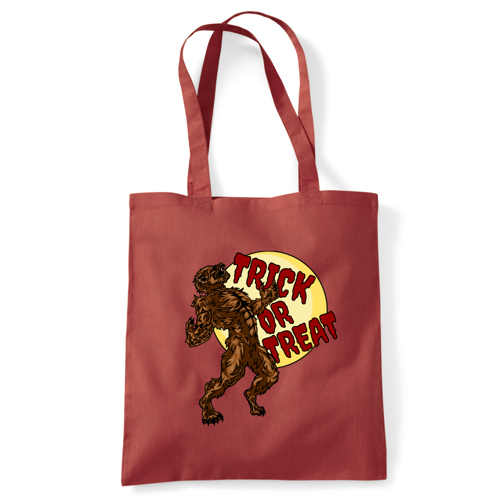 Trick or Treat Werewolf Personalised Tote Bag - Image 47