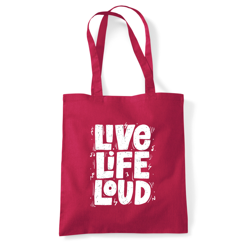 Live Life Loud Tote Bag - Image 32