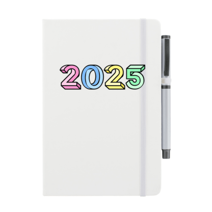 2025 Personalised Notebook with Pen - Image 2