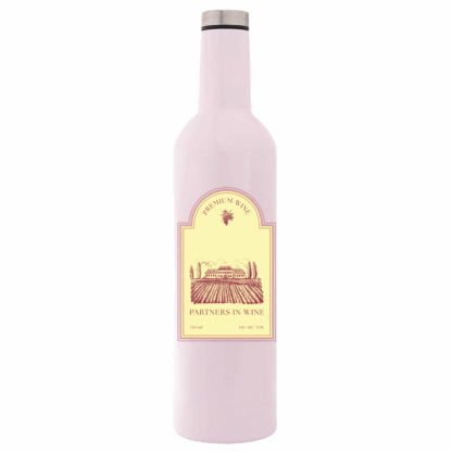 Partners in Wine Personalised Metal Bottle Flask - Image 4