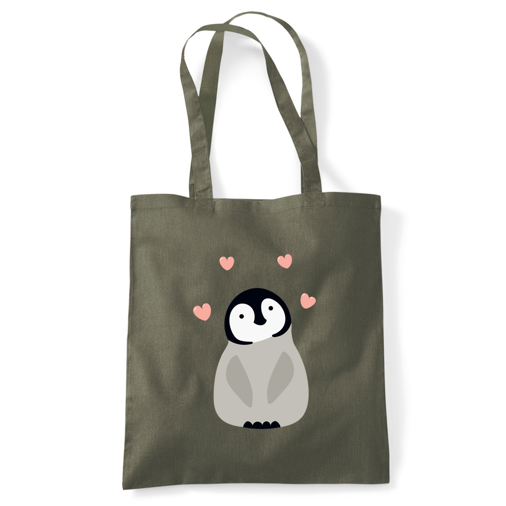 Penguin Organic Cotton Tote Bag - Image 41