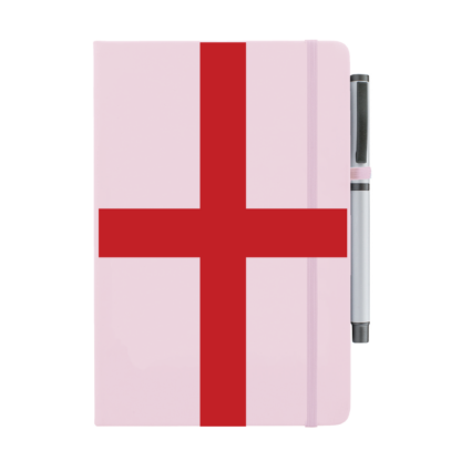 England Flag Personalised Pen & Notebook Set - Image 3