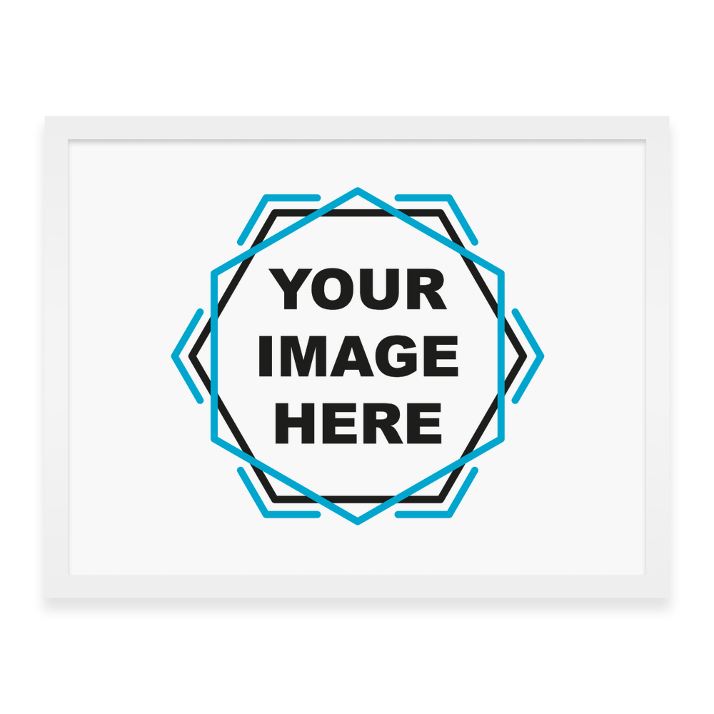 Custom White Framed Photo Print - Landscape - Image 2