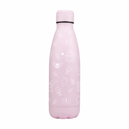 Gardening Pattern Metal Bottle - Image 3