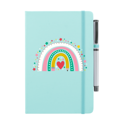 Stationery Rainbow Personalised Notebook with Pen - Image 14