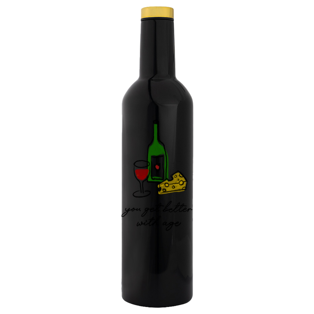 You Get Better with Age Metal Bottle Flask - Image 4