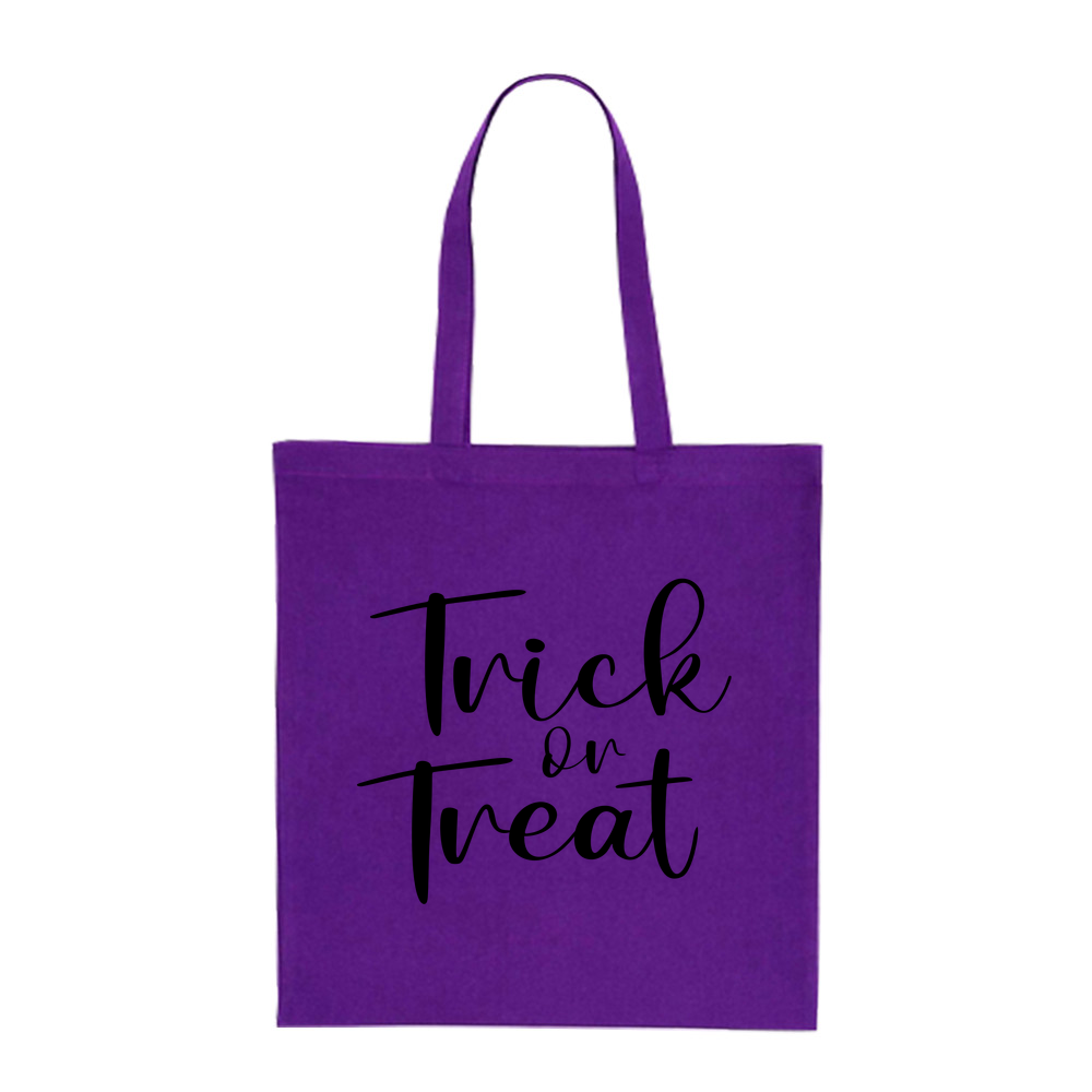 Trick or Treat Halloween Personalised Cotton Tote Bag - Image 3
