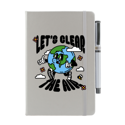 Lets Clear The Air Personalised Notebook with Pen - Image 5