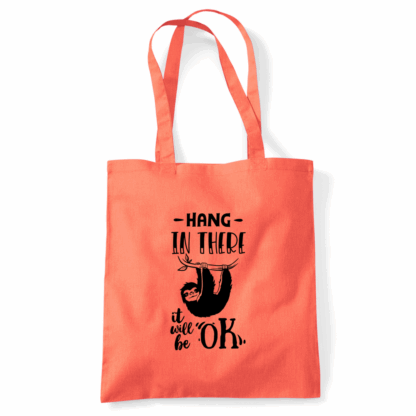 Hang In There Sloth Tote Bag - Image 34