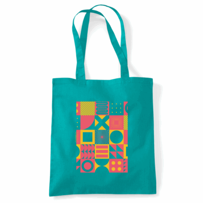 Square Patterns Tote Bag - Image 43