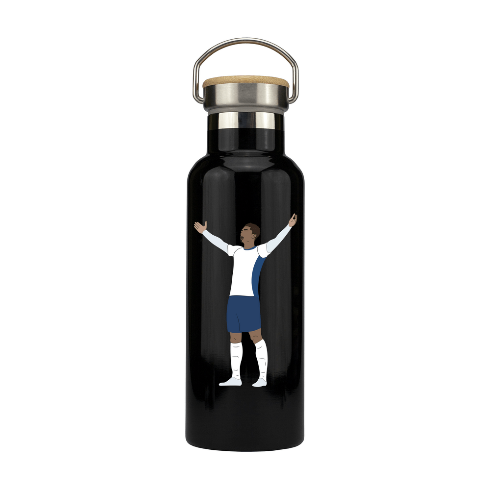 England Player Personalised Metal Bottle with Bamboo Lid - Image 4