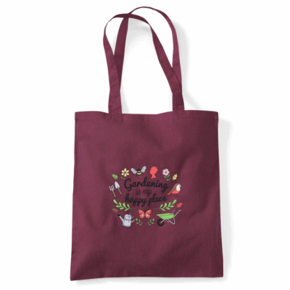 Gardening is my Happy Place Tote Bag - Image 20