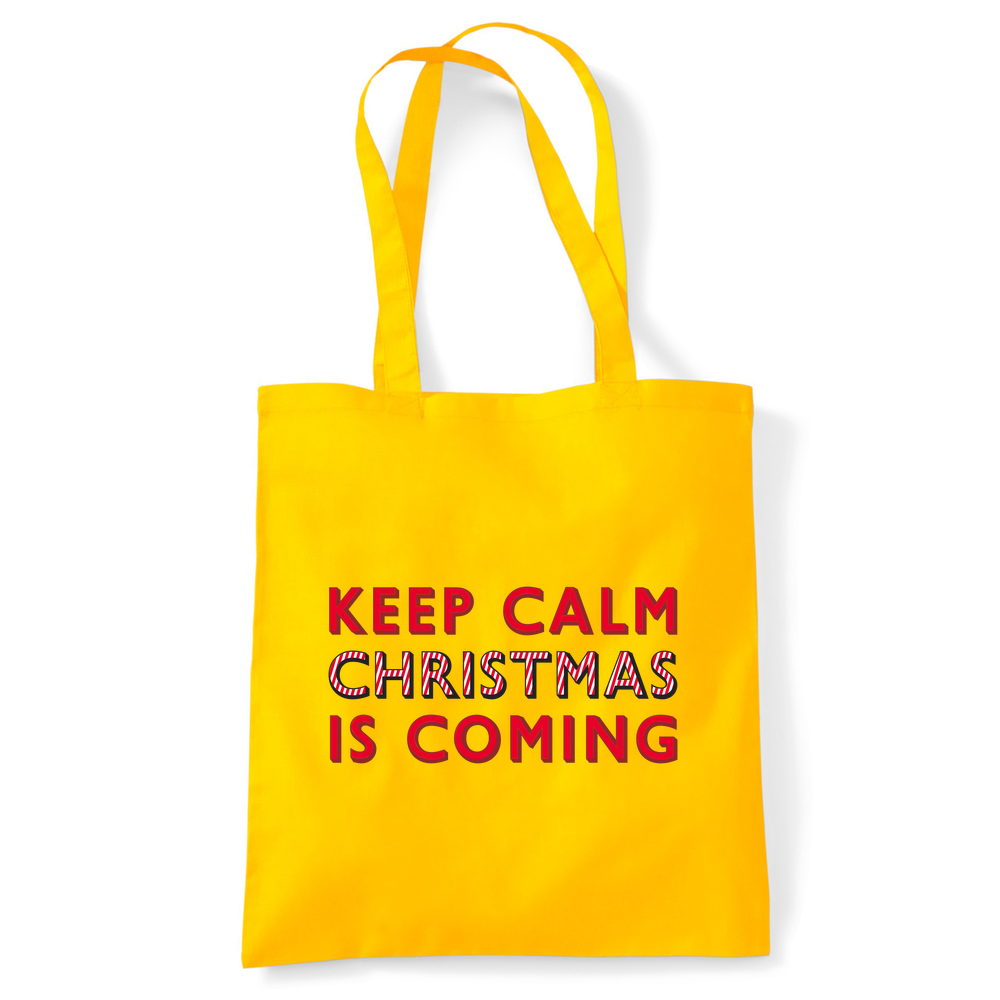 Keep Calm Christmas Is Coming Tote Bag - Image 17