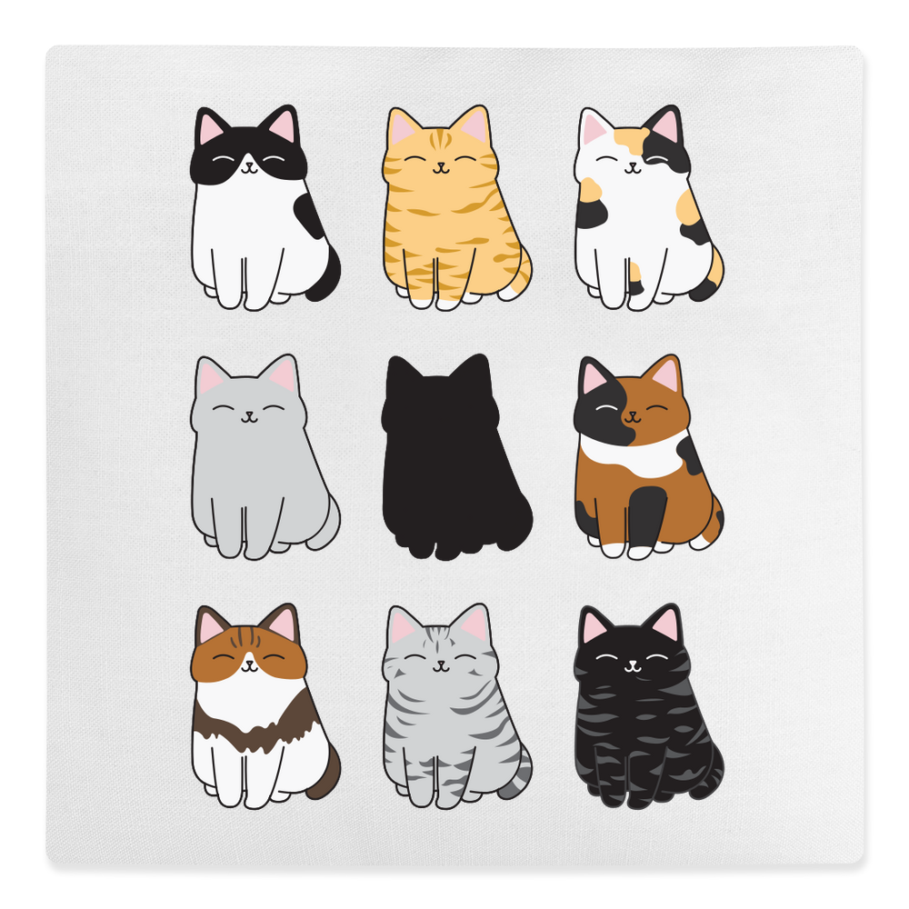 Cute Cats Canvas Cushion - Image 2