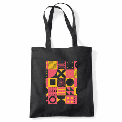 Square Patterns Tote Bag - Image 2