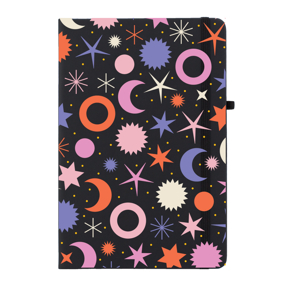 Moons and Stars Pattern Notebook - Image 9