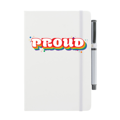 Proud Personalised Notebook with Pen - Image 3