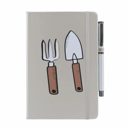 Gardening Tools Personalised Notebook and Pen - Image 5