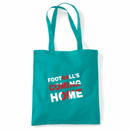Football's Coming Home Coloured Cotton Tote Bag - Image 31