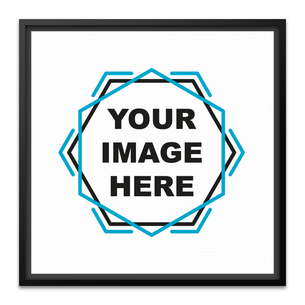 Custom Black Framed Canvas - Square - Image 3