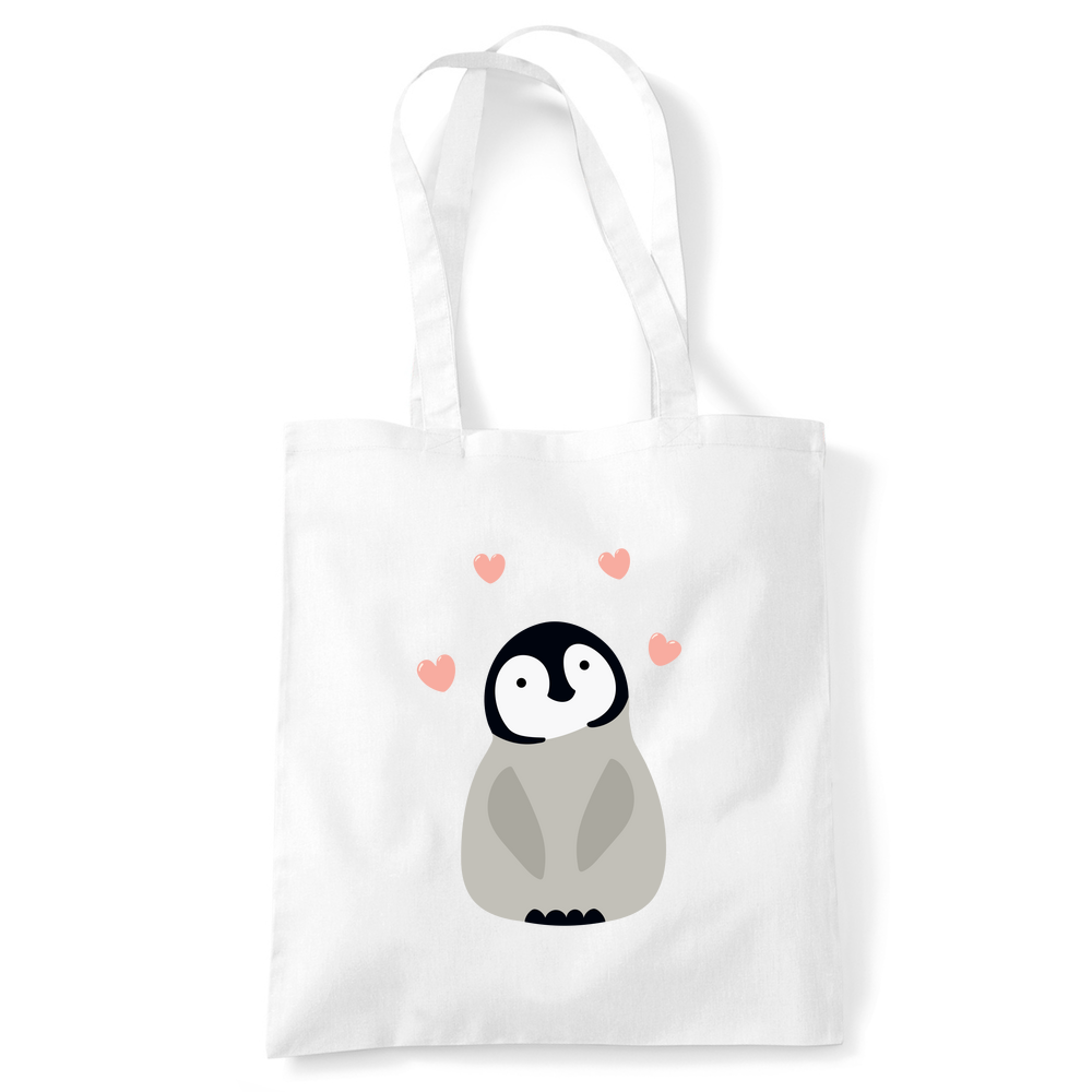 Penguin Organic Cotton Tote Bag - Image 2