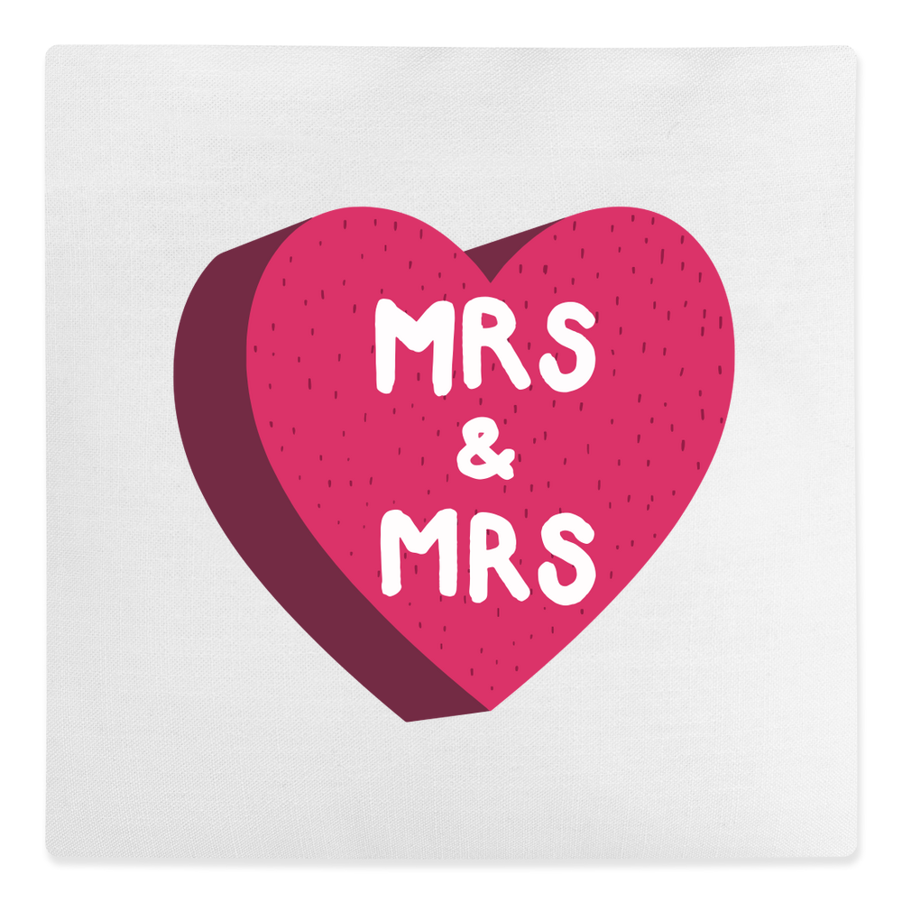 Mrs & Mrs Canvas Cushion Pillow - Image 3