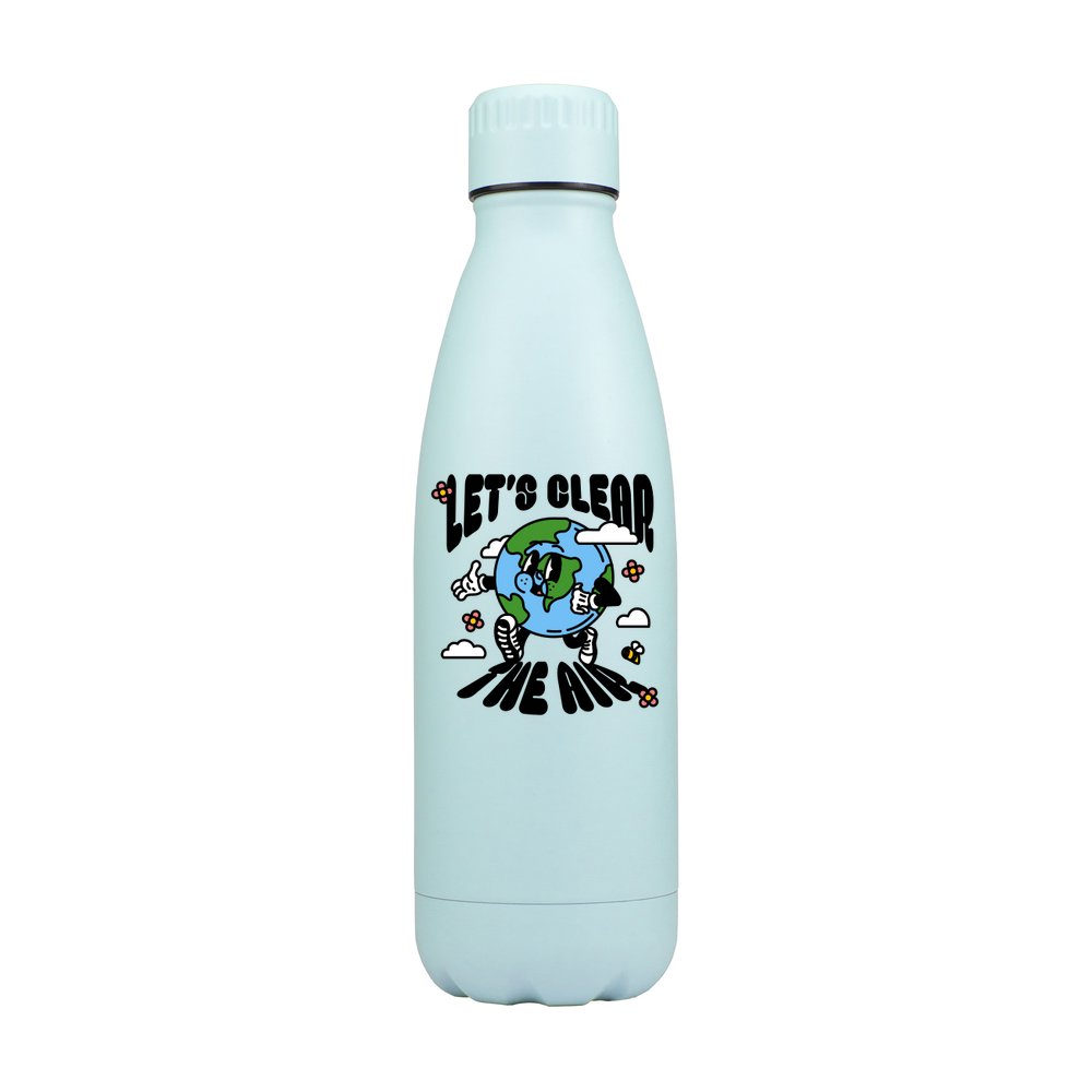 Let's Clear The Air Personalised Metal Bottle - Image 2