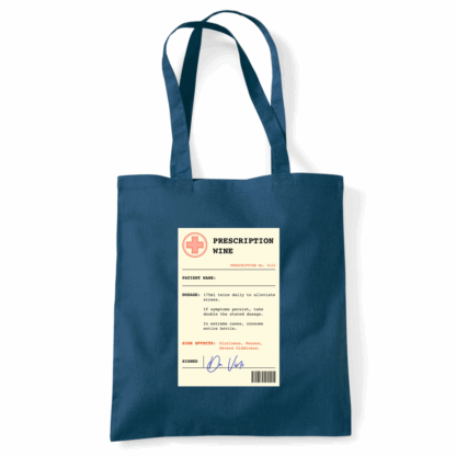 Wine Prescription Personalised Tote Bag - Image 14
