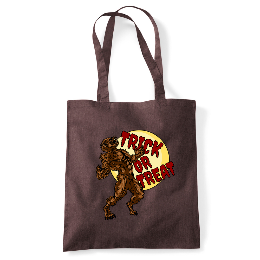 Trick or Treat Werewolf Personalised Tote Bag - Image 49