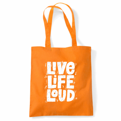 Live Life Loud Tote Bag - Image 8