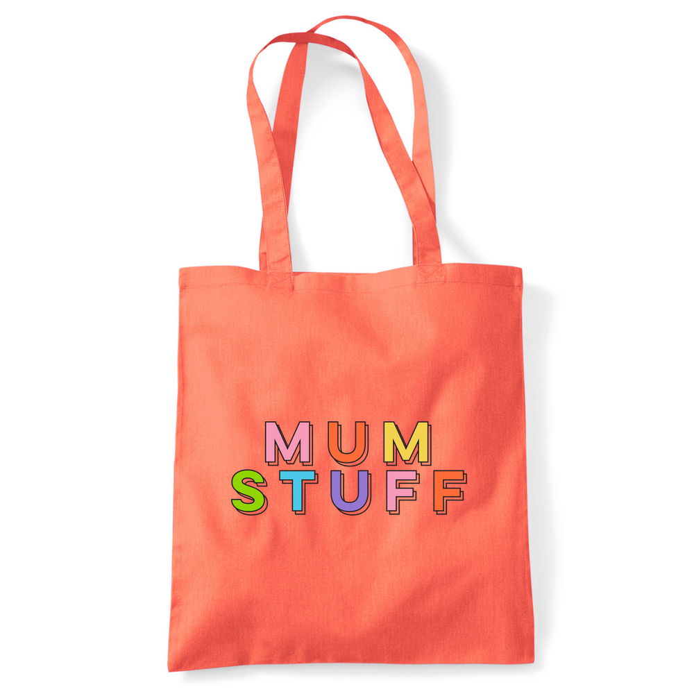 Mum Stuff Personalised Organic Cotton  Tote Bag - Image 30