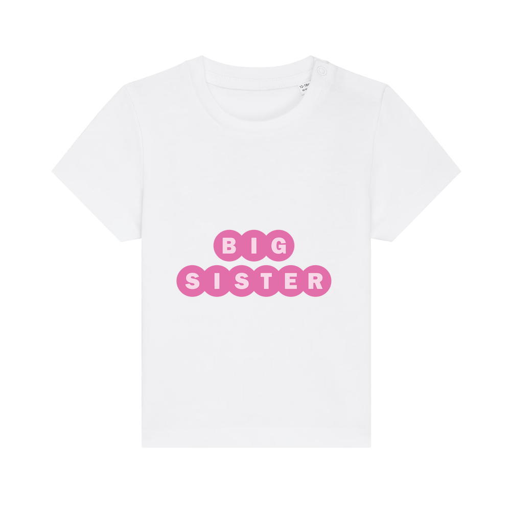 Big Sister Personalised Baby/Toddler T-Shirt - Image 3